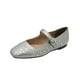 thumbnail image 4 of Flat Balerina Para Mujer Salamandra® Color Plomo 22-26 gris oscuro 24.5, 4 of 6