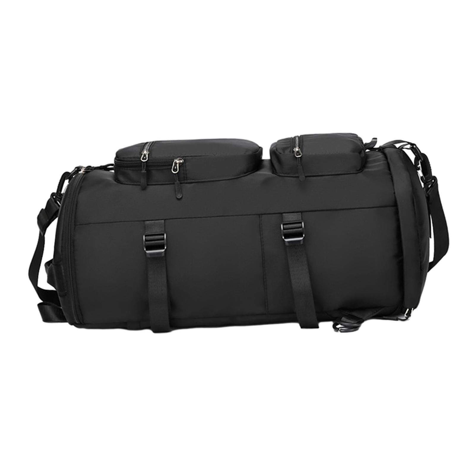 Duffel Backpack Sports Gym Bag Fitness Gym Swimming Weekender Overnight Bag Black