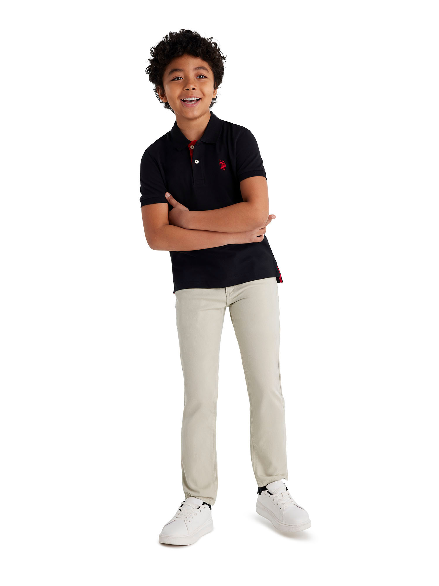 U.S. Polo Assn. Boys Pique Polo Shirt photo 4