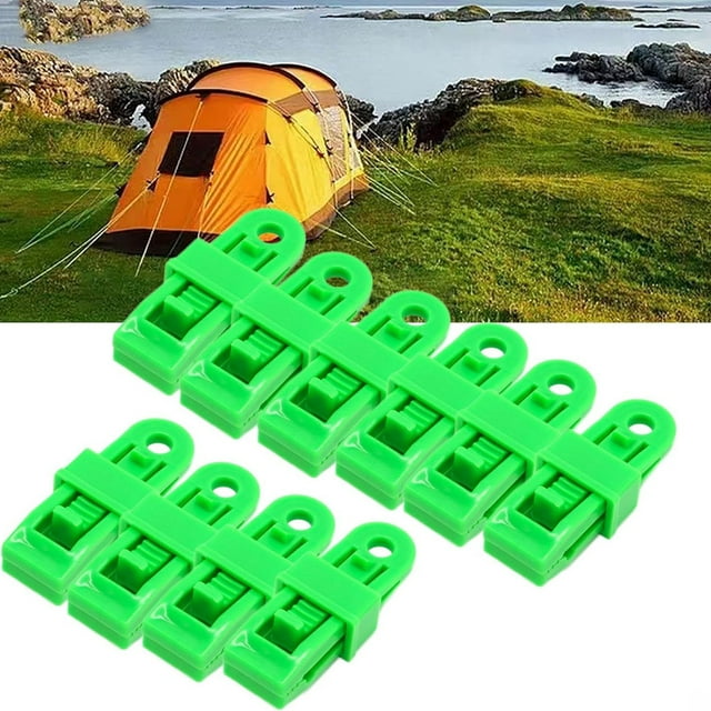Pinces à Bâche PleatEffect Boucle Filet Pinces Robustes Pince Réglable pour Auvent Bâche & Toile d'Ombrage pour Camping Extérieur (10 Pcs Mix) Pinces de Menuiserie 24 Pinces de Table d'Atelier de Poche