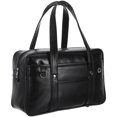 thumbnail image 4 of FRCOLOR PU Handbag 1pc Waterproof Student Handbag Commute Tote Bag Handheld School Bag Laptop Pouch Storage Handbag,15.75"X10.24"X4.72", 4 of 5