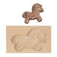thumbnail image 6 of Wooden DIY Cookie Moulds - Embossed Decorative Baking Tools for Christmas & Thanksgiving, Ideal for Festive Cookies, Cakes & Desserts, 6 of 7