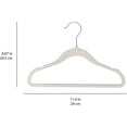 thumbnail image 5 of 3 Sprouts Baby Velvet, Non-Slip Clothes Hangers - Pack of 30 - Gray, 5 of 5