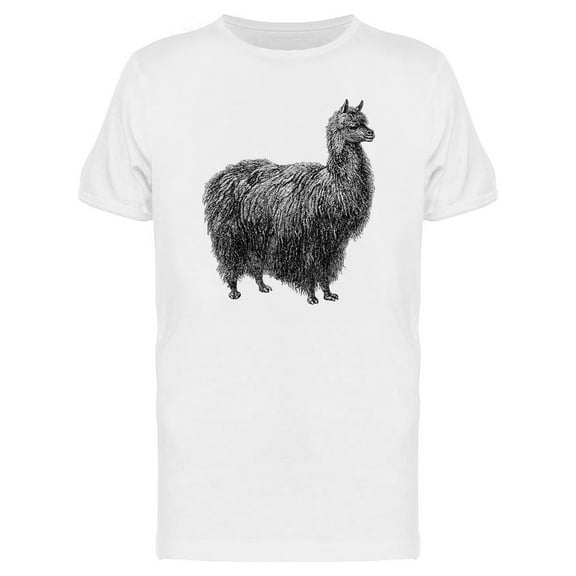 Alpaca Vintage Design T-Shirt Men -Image by Shutterstock, Male XX-Large