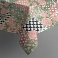 thumbnail image 4 of Pioneer Flower Floral Print Pattern Rectangle Tablecloth 60"x120", Waterproof Polyester Table Cloth, Wipeable Spillproof for Dining Camping Indoor Outdoor, 4 of 6