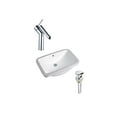 thumbnail image 1 of DROP Bath and Kitchen DR091142 Undermount Bathroom Sink Set, 1 of 6