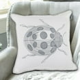 thumbnail image 3 of Blanket Stitch Embroidered Cushion Lady Bug 18 X 18 - Set of 2, 3 of 3