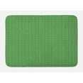 thumbnail image 1 of Abstract Bath Mat, Vintage Style Triangles Geometric Tribal Symmetrical Art Natural Tones, Plush Bathroom Decor Mat with Non Slip Backing, 29.5" X 17.5", Green Avocado Green, by Ambesonne, 1 of 2