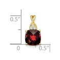 thumbnail image 2 of Pendentif Collier Grenat Naturel 1,70 Carat (ctw) en Or Jaune 10K avec Chaîne, 2 of 3