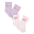 thumbnail image 4 of Modern Moments by Gerber Baby Girls Wiggle-Proof Socks, 8-Pack (Newborn-12 Months), 4 of 11