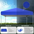 thumbnail image 2 of GVDV Canopy Tent, 10x10 ft Easy Pop up Outdoor Canopy Tent, Portable Straight Leg Gazebo Instant Canopy, Blue, 2 of 12