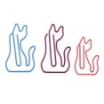thumbnail image 4 of 10 Clips de Papel Multicolor Cat Clips de Papel Abrazaderas de Papel para Libros Papelería Material de Oficina 36x2 Gloria Clips de papel metálicos, 4 of 7