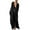Black, variant on yillto Womens Long Coverups Long Sleeve Button down Side Split Cardigan Swimsuit Cover up Summer