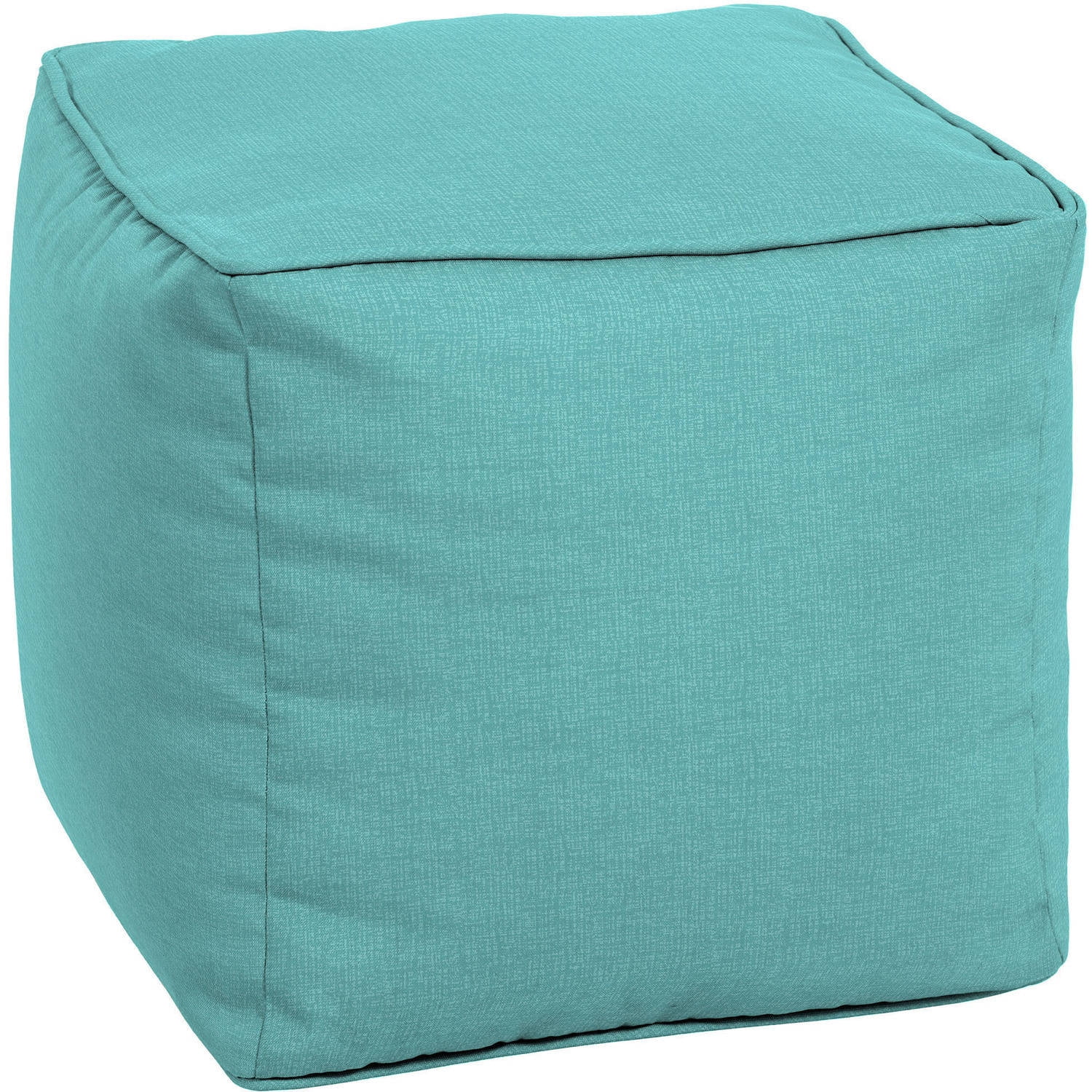 Mainstays Outdoor Patio Square Pouf, Multiple Patterns