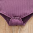 thumbnail image 5 of KaLI_store Cute Baby Girl Outfit Toddler Girl Long Sleeve Top +Pants Outfit Set Spring Fall Clothes Purple,3-6 Months, 5 of 7