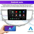 thumbnail image 2 of Geabo 2+32G Car Stereo for Hyundai Genesis Sedan 2009-2014 Genesis 2013 with Wireless CarPlay Android Auto 9inch Touch Screen Support Bluetooth FM/RDS GPS WiFi SWC, 2 of 10