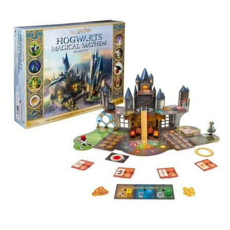 Wizarding World Harry Potter Hogwarts Magical Mayhem 3D Board Game | Harry Potter Gifts | Harry Potter Game for Families, Adults, & Kids Ages 8 and up