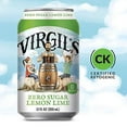 thumbnail image 3 of Virgil's New All-Natural Zero Sugar Lemon Lime Soda, 12-oz (24 Cans), 3 of 9