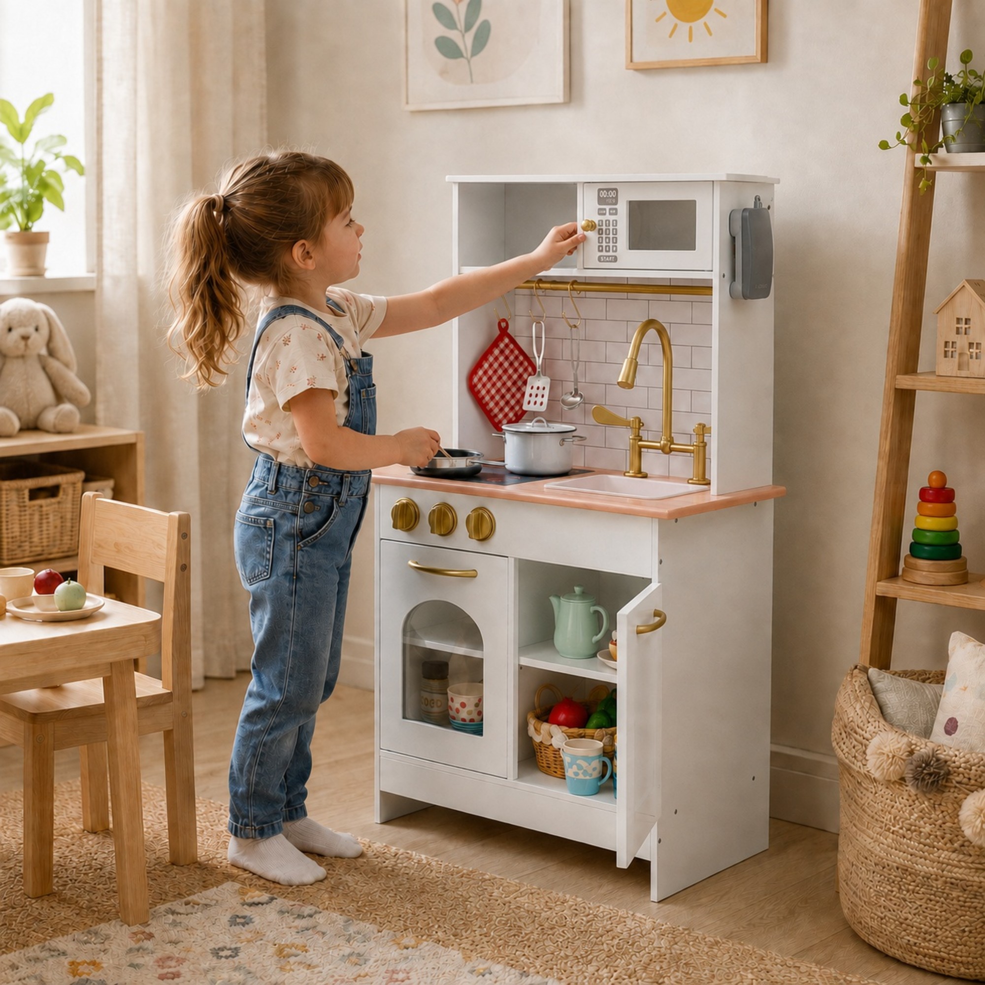 Teamson Kids Small Play Kitchen - Little Chef Boston photo 7