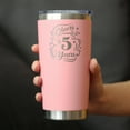 thumbnail image 3 of Bevvee Insulated Travel Tumbler 20 oz Cheers 5 Years Gifts for 5th Anniversary Celebrations Tumblers, 3 of 4