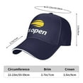 thumbnail image 3 of Us Open Flaming Tennis Ball Logo Unisex Sandwich Cap Classic Baseball Capunisex Adjustable Casquette Dad Hat, 3 of 5