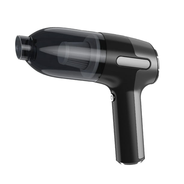 Aspiradora portátil mini para coche, aspiradora Dustbuster de 120 W, aspiradora de alta potencia para coche, aspiradora para alfombras, coche Negro