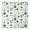 Cute Plants Cute, variant on Floral Elastic Square Tablecloth, 34x34 Inch Fitted Table Cover with Waterproof Polyester for Indoor Outdoor Dining or Coffee Table
