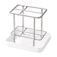 thumbnail image 2 of Linnome Decorative Stainless Steel Toothbrush Holder Drain Rack Minimalist Style Organizer for Bathroom Vanity, 2 of 6