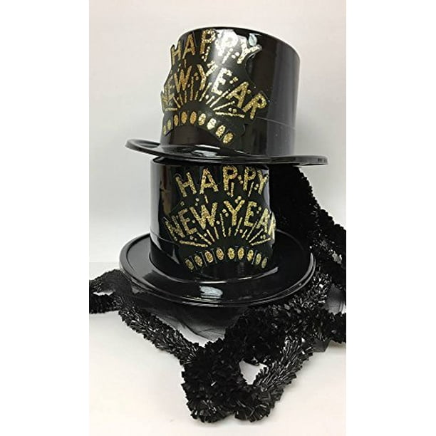 New Years Eve Party Package Top Hats with Leis Party Supplies Accessories - Walmart.com