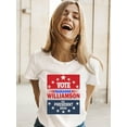 thumbnail image 2 of Williamson For 2024 President T-shirt male's -SmartPrintsInk Designs, 2 of 4