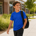 thumbnail image 6 of DARESAY Boys Active T-Shirts, 4-Pack Moisture-Wicking Short Sleeve Athletic Tees, Sizes 4-16, 6 of 8