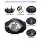 thumbnail image 4 of Bolsa de viaje Weekender Focdod con compartimento para zapatos, color negro, 4 of 8