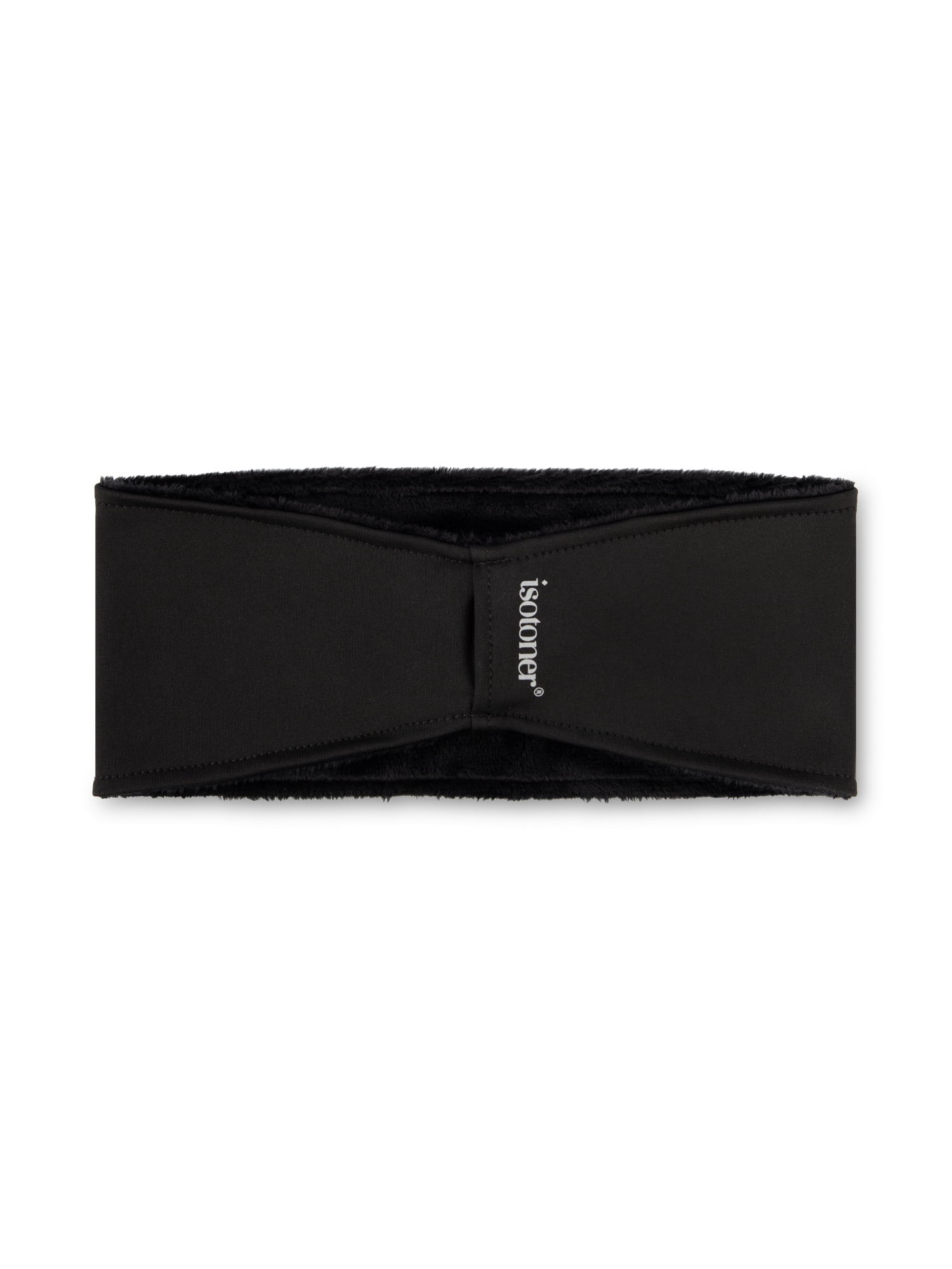 Isotoner Women's Headband with Plush Lining and Ponytail Holder