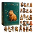 thumbnail image 1 of Capybara Advents Calendars 2025 Unique Flat Pendant Holiday Decor for Mantlepiece Display, 1 of 5