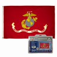 thumbnail image 3 of Banner Betsy Flags del Cuerpo de Marines de los Estados Unidos, 152 x 91 cm, nailon, 3 of 3