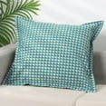 thumbnail image 2 of Unique Bargains Plaid Throw Pillow Covers Decorative Pillow Cases Square Cushion Covers Blue Grid 20" x 20", 2 of 6