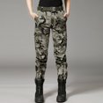 thumbnail image 3 of Pantalones Cargo al aire libre mujeres hombres caza moda camuflaje pantalones tácticos rectos pantalones deportivos de algodón Unisex, 3 of 5
