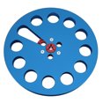 thumbnail image 2 of 1/4 7 Inch Empty Tape Reel, 11 Holes Universal Open Reel Sound Tape Empty Reel, Aluminum Alloy Take Up Reel to Reel for Tape Recorder, Universal Opening Machine Part, 2 of 7