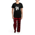 thumbnail image 4 of CafePress - Bichon Hair Humor Women's Dark Pajamas - Women's Short Sleeve Print T-Shirt and Pants Dark Cotton Pajama Set, 4 of 7