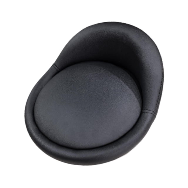 Taburete de bar perfecl con asiento de repuesto negro resistente al agua y respaldo Bajo