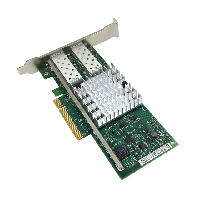 Sidaley Adaptador de red Interfaz PCI-E X8 Adaptador de red de 10 Gbps con soporte de perfil alto y bajo Electrónica miscelánea