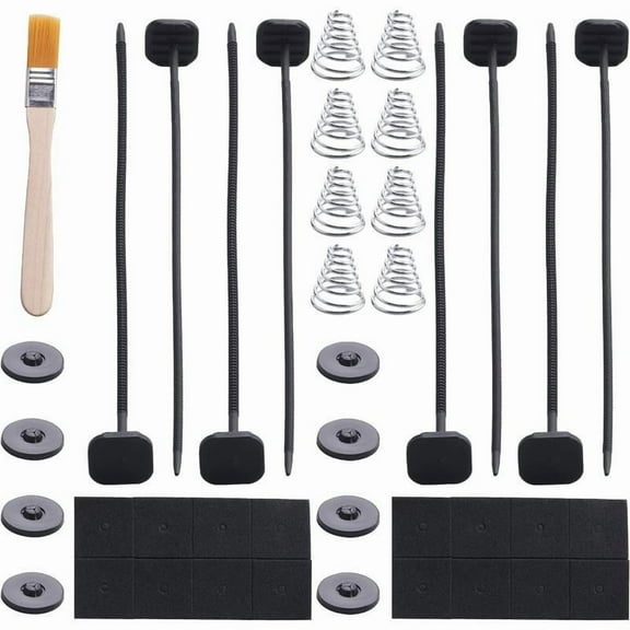 Fan Mounting Kit,Electric Radiator Fan Plastic rods Installation Kit Compatible Mount Hold Radiator Spal Fan,Electric Cooling Fan and Transmission Cooler,Hand Tools Kits,Springtok