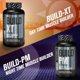 thumbnail image 5 of Jacked Factory Build-XT Daily Muscle Builder & Performance Enhancer - Muscle Building Supplement for Muscular Strength & Growth | Trademarked Ingredients Peak02, ElevATP, & Astragin - 120 Veggie Pills, 5 of 5