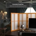 thumbnail image 3 of Red Lantern 2 ft. Short Desktop Double Cross Shoji Screen - Honey - 3 Panels, 3 of 8