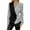 Black, variant on HAiming Women's Striped Long Sleeve Tops Dressy Casual Blouses Asymmetrical V Neck Wrap Tie Fall Work Outfits