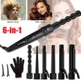 thumbnail image 5 of Duomishu Curling Iron 6in1 Hair Curler Set Instant Heating 6 Interchangeable Ceramic Barrels Hair Curling Wands, 5 of 10