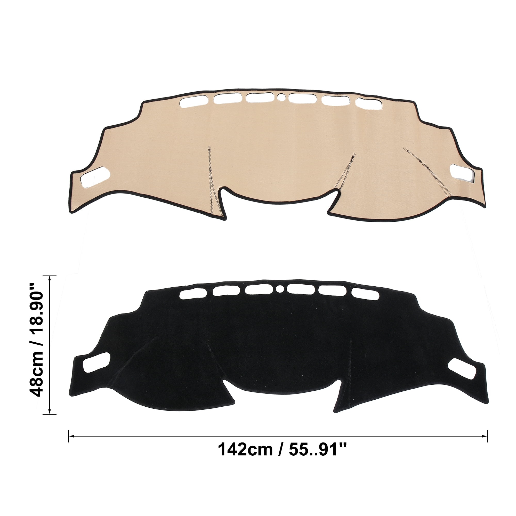 Unique Bargains Car Dashboard Cover Nonslip Mat Carpet for Nissan Rogue X-trial 2014-2018