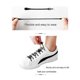 thumbnail image 2 of 24pcs Lazy Shoelaces, Waterproof Tie Free Elastic Laces, No Tie Laces For Kids And Adults, Portable Silicone Shoe Laces For Running Shoes, Black, 2 of 5