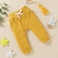 thumbnail image 7 of HCNTES Toddler Baby Girl Clothes 1T 2T 3T 4T 6T Fall Winter Outfits Contrast Color Long Sleeve Sweatshirt + Pants Sets, 7 of 7