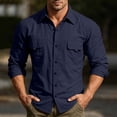 thumbnail image 2 of JTSRKL Mens Ice Silk Long Sleeve Shirts Quick Dry Mesh Back Ventilation Breathable Tees Zip Pockets Loose Fit Tactical Fishing Outdoor Tops, 2 of 9